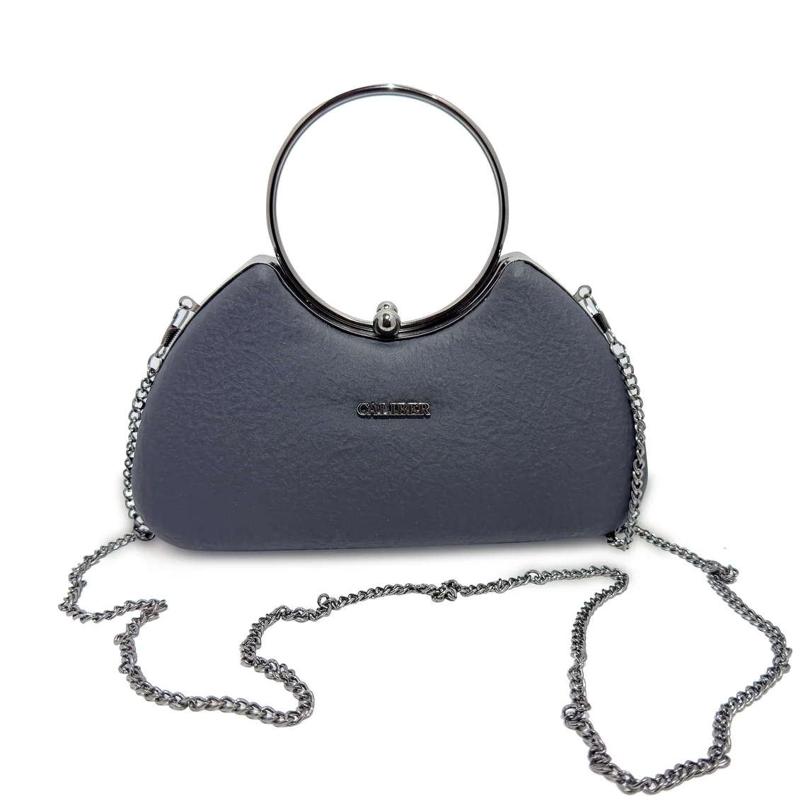 Caliber Luna Ring Handle Mini Bag – Black