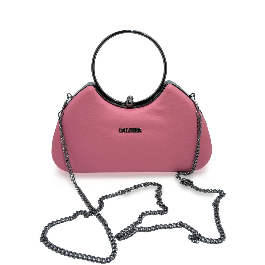Caliber Luna Ring Handle Mini Bag – Pink