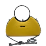Caliber Luna Ring Handle Mini Bag – Yellow
