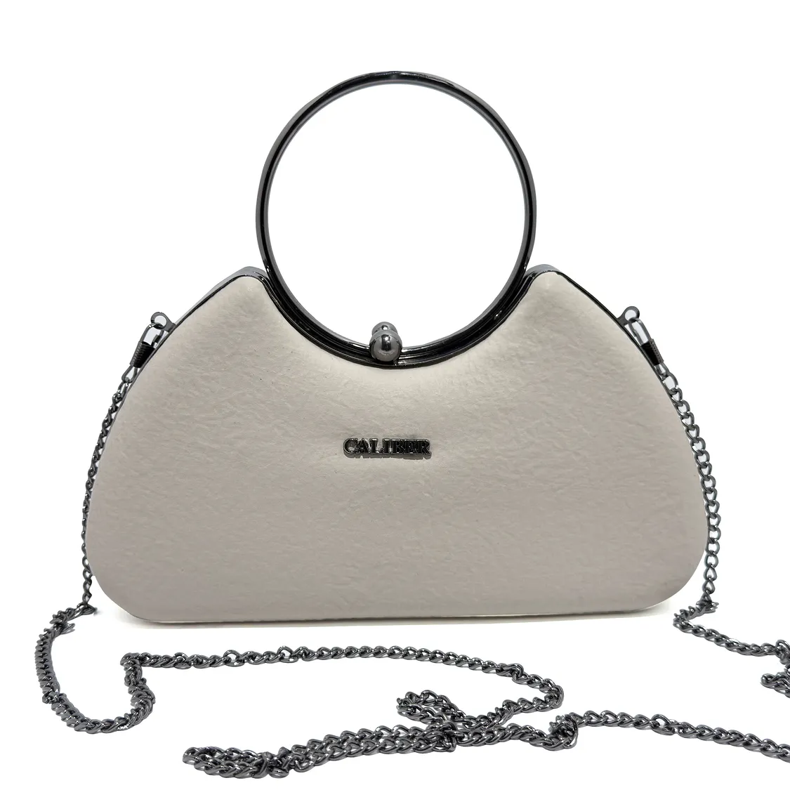 Caliber Luna Ring Handle Mini Bag – Beige