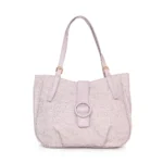 Modern Casual Carry Handbag-Pink
