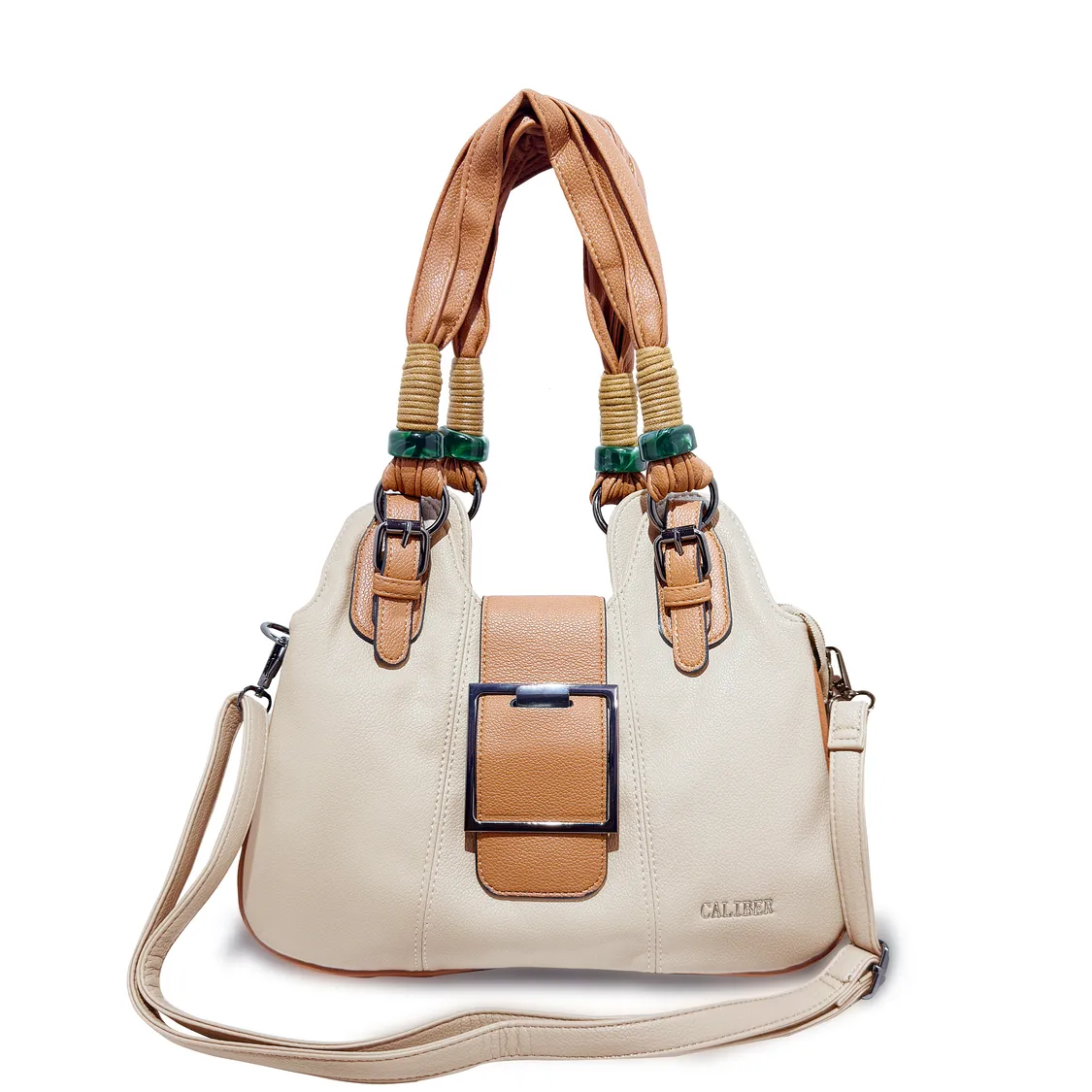 Classic Everyday Shoulder Bag-Beige