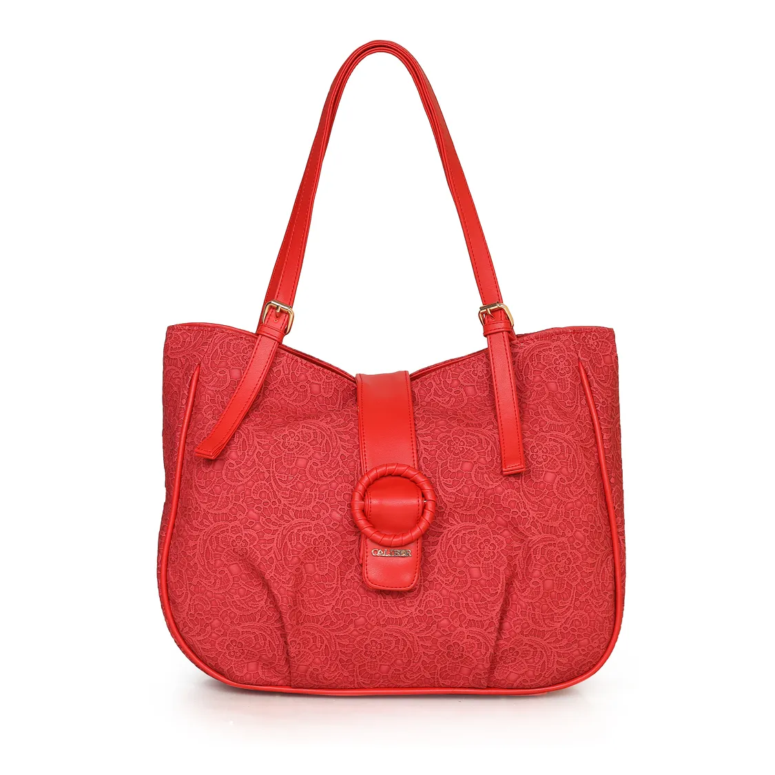 Modern Casual Carry Handbag-Maroon