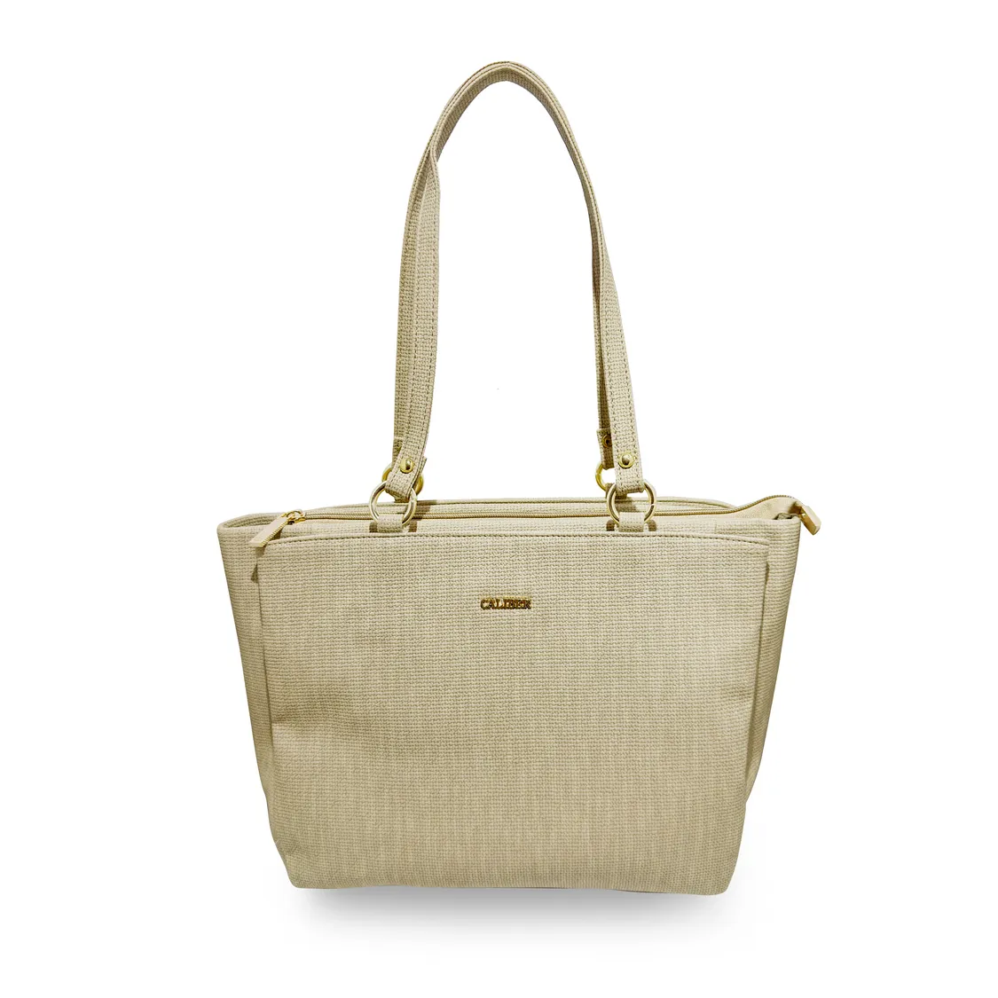 Chic Compact Shoulder Bag-Beige