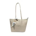 Elegant Mini Structured Shoulder Bag-Beige