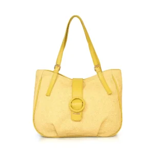 Modern Casual Carry Handbag-Yellow