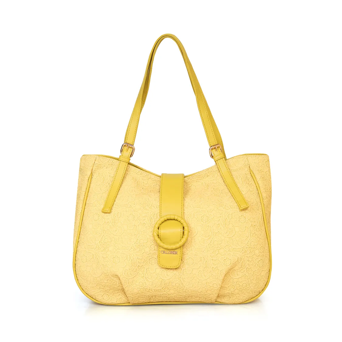 Modern Casual Carry Handbag-Yellow