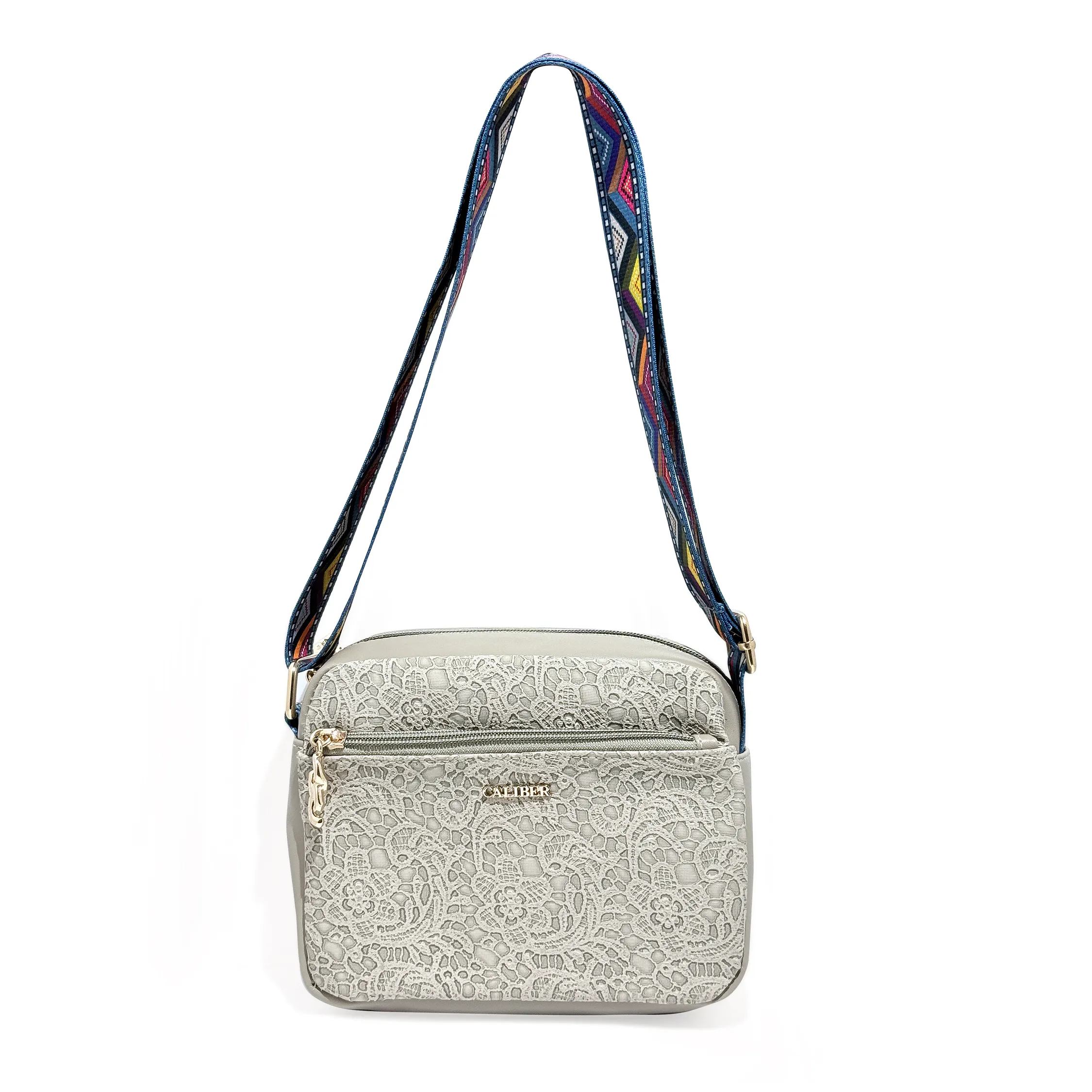Stylish Compact Sling Bag-Grey