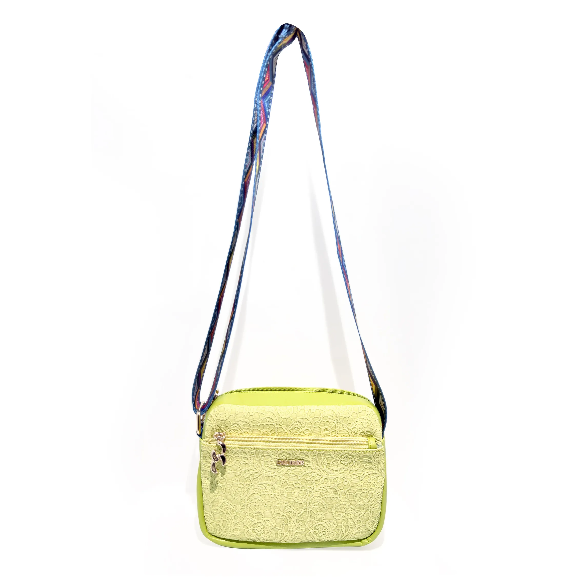 Stylish Compact Sling Bag-Yellow