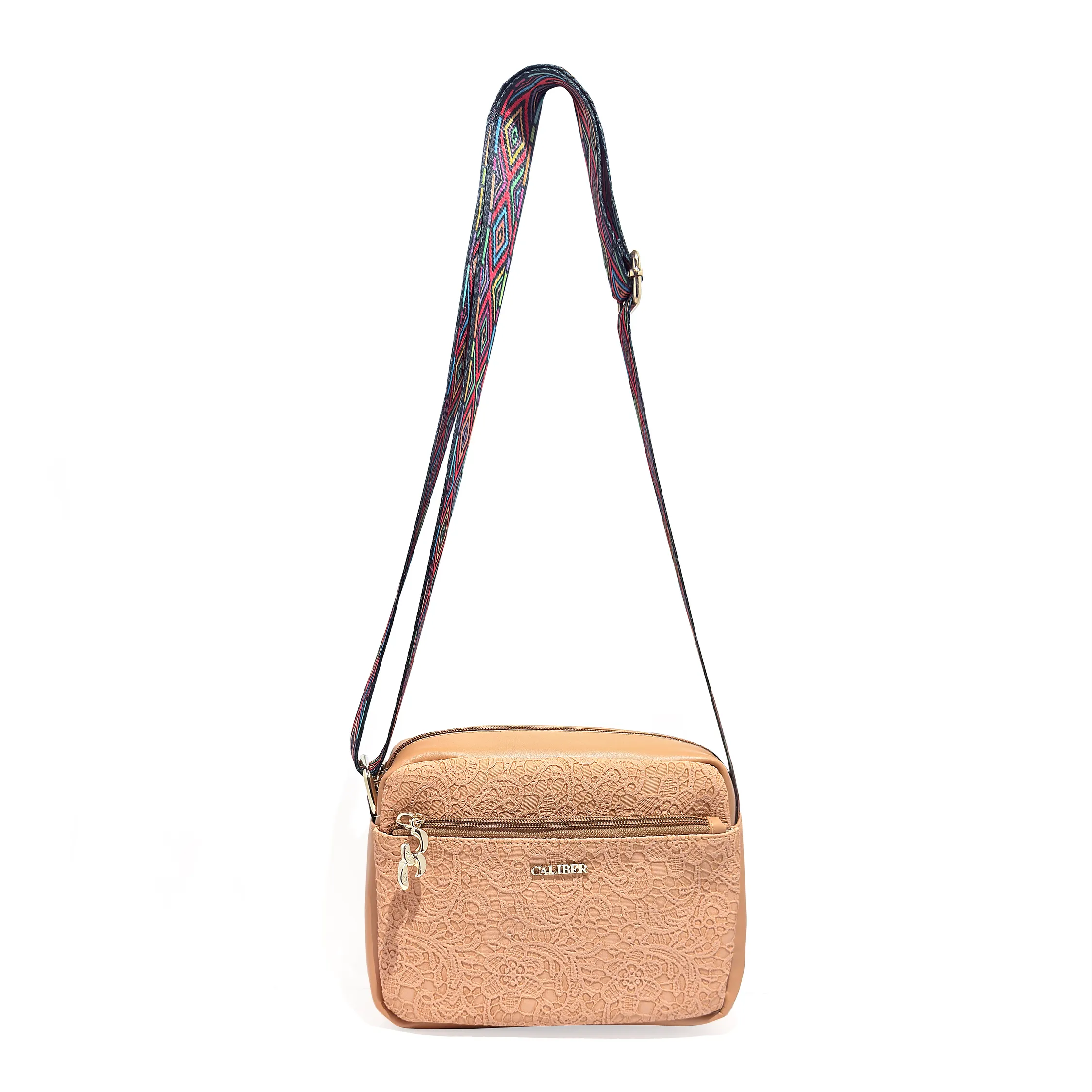 Stylish Compact Sling Bag-Orange