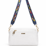 Stylish Compact Sling Bag-White