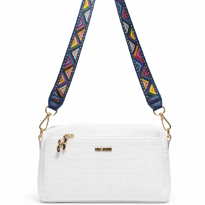 Stylish Compact Sling Bag-White