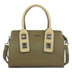 Caliber Premium Two-Tone Top Handle Bag