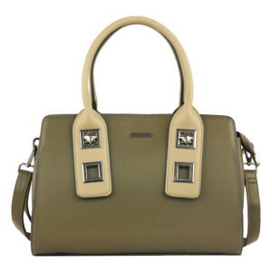 Caliber Premium Two-Tone Top Handle Bag