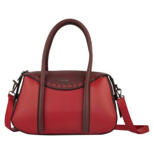 Caliber Structured Handbag with Dual Handles