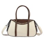Caliber Structured Handbag with Dual Handles