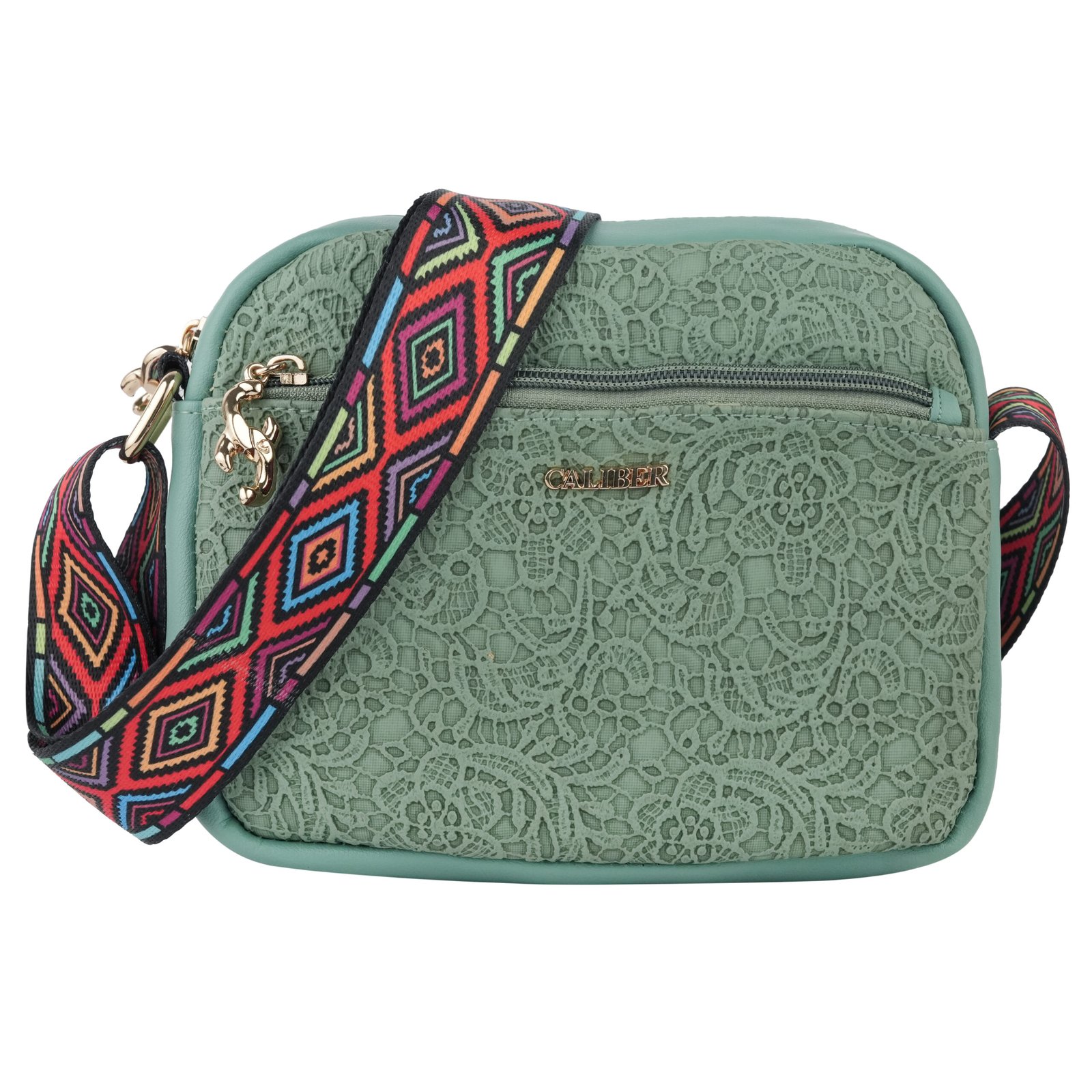 Stylish Compact Sling Bag-Green