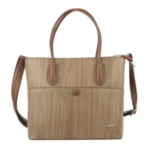 Caliber Natural Weave Shoulder Handbag
