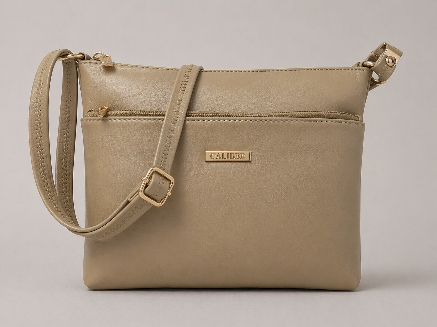 Caliber Dual Pocket Crossbody Handbag