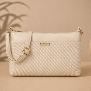 Caliber Woven Texture Crossbody Bag