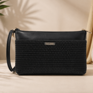 Caliber Woven Texture Crossbody Bag