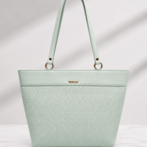 Caliber Elegant Woven Pattern Shoulder Tote